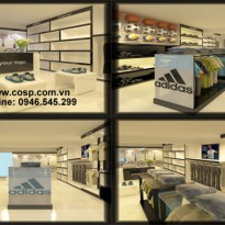 Thiết Kế Shop Giày Thể Thao - Hòa Bình